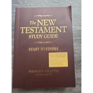 New Testament Study Bible From Start to Finish Thomas R Valletta LDS Mormon VG